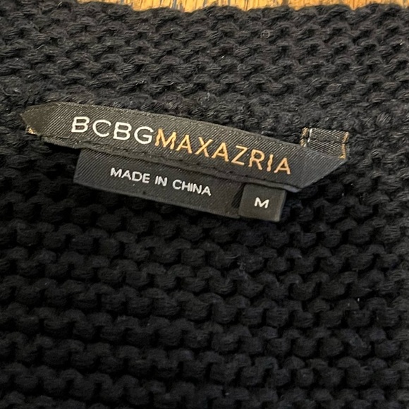 📍BCBGMAXAZRIA Black cotton sleeveless top size M - Picture 2 of 9